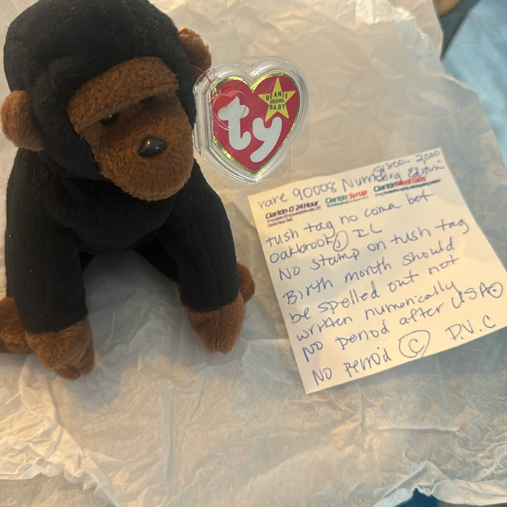 Congo beanie baby